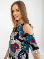 Blúzka AT BZ 2601.67 tmavo modrá