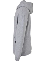 Build your Brand BB 006 Oversize mikina s kapucňou z hrubej bavlny 56.B006 melírovaná šedá Build your Brand BB 006 Oversize mikina s kapucňou z hrubej bavlny 56.B006 melírovaná šedá