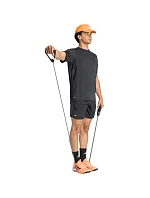 Pánske tričko adidas Tech Essentials Workout 3-Stripes, čierne, KQ7485