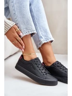 Ocieplane Trampki Damskie Big Star OO274A462 Czarne