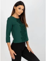 Blúzka LK BZ 506522.07 tmavo zelená