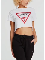 Dámske crop tričko E02I01JA911 - A009 - Guess