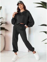 Dámska tepláková súprava BISTAN black FashionStreet AY1013 Dámska tepláková súprava BISTAN black FashionStreet AY1013