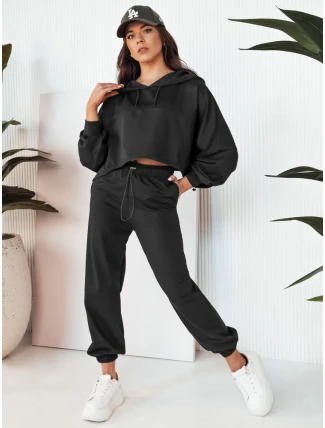 Dámska tepláková súprava BISTAN black FashionStreet AY1013 Dámska tepláková súprava BISTAN black FashionStreet AY1013