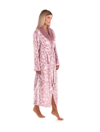 Dámsky župan Flora 2556 4303 mauve mist - Vestis Dámsky župan Flora 2556 4303 mauve mist - Vestis