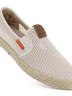 Pánska obuv espadrille slip-on beige Bugatti TT15305