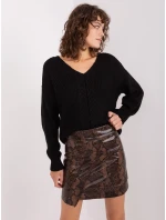 BA SW 8028 jumper.77 čierna
