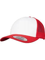 Flexfit 6606CF 6-panelová čiapka typu „trucker“ 55.06CF červená/biela/červená Flexfit 6606CF 6-panelová čiapka typu „trucker“ 55.06CF červená/biela/červená