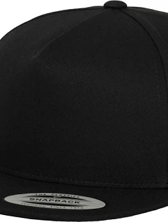 Flexfit 6007/6007T 5-panelová snapbacková čiapka 55.6007 čierna/čierna