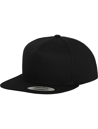 Flexfit 6007/6007T 5-panelová snapbacková čiapka 55.6007 čierna/čierna Flexfit 6007/6007T 5-panelová snapbacková čiapka 55.6007 čierna/čierna