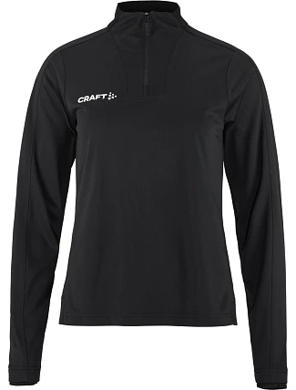 Craft Teamwear Evolve 2.0 Half Zip W Dámska tréningová bunda s 1/4 zipsom 82.4761 čierna Craft Teamwear Evolve 2.0 Half Zip W Dámska tréningová bunda s 1/4 zipsom 82.4761 čierna