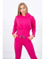 Súprava so širokými pásmi fuchsiovej farby