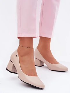 Lodičky na podpätku Vinceza Beige