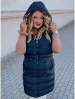 Dámska tmavomodrá vesta KERIS FashionStreet TY2926 Dámska tmavomodrá vesta KERIS FashionStreet TY2926