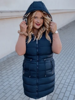 Dámska tmavomodrá vesta KERIS FashionStreet TY2926