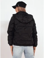 Dámska prechodná prešívaná bunda ZERNI black FashionStreet TY4175
