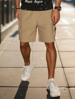 Pánske textilné bojové šortky khaki FashionStreet SX2505