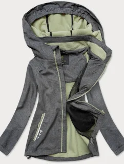 Šedá dámska športová bunda (HV-909)