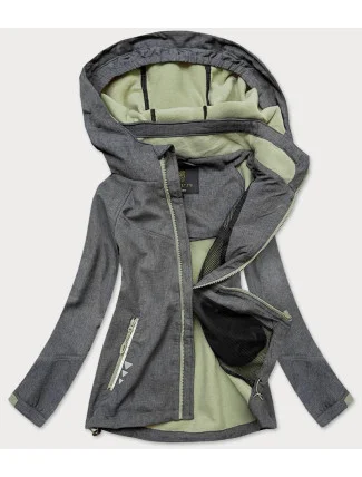 Šedá dámska športová bunda (HV-909)