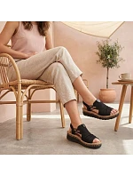 Pohodlné sandále Rieker W RKR677 black