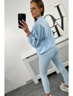 Kalifornská bavlnená súprava modrá