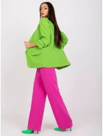 Dámske sako DHJ MA 7684 svetlo zelené