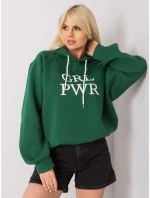 Mikina EM BL 651/3.39X tmavo zelená