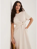 Šaty MI SK A5449.92 svetlo béžové