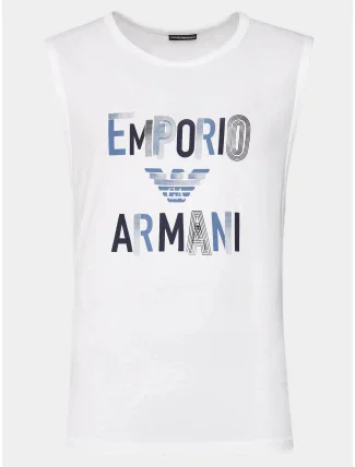 Pánske tielko 211800 4R468 18411 biele - Emporio Armani