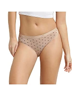Dámske bavlnené nohavičky 3 ks DIM LES POCKETS COTTON SLIP 3x - DIM - biele
