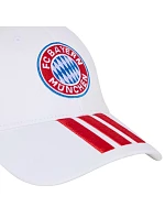 Detská čiapka s kšiltom adidas FC Bayern Mníchov, biela, KT3396