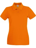 Fruit of the Loom Lady-Fit Premium Polo Dámske piqué polo 16.3030 oranžové Fruit of the Loom Lady-Fit Premium Polo Dámske piqué polo 16.3030 oranžové