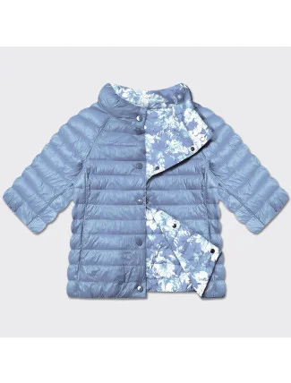 Dámska obojstranná bunda s 3/4 rukávmi Minority Light Blue/Flowers (M23-7010-50) Dámska obojstranná bunda s 3/4 rukávmi Minority Light Blue/Flowers (M23-7010-50)