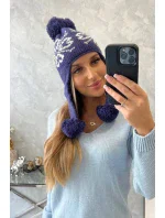 Dámske uši Balbina K381 tmavo fialové Dámske uši Balbina K381 tmavo fialové