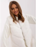 Dámska vesta AT KZ 2349.00P ecru - FPrice Dámska vesta AT KZ 2349.00P ecru - FPrice