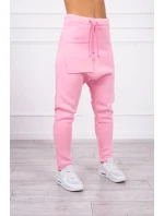 Súprava vreckových nohavíc svetlo ružová