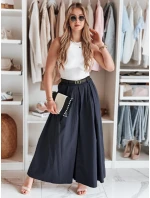 FLOWES pruhovaná sukňa - nohavice námornícka modrá FashionStreet UY2588