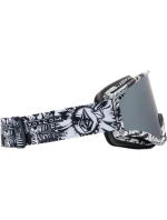 Dámske/pánske lyžiarske okuliare Volcom YAE OP ART/SILVER CHROME s UV ochranou pre snowboard Grey (VG0722318)