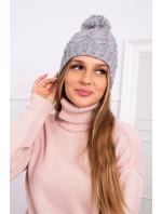 Fleecová čiapka Waleria K307 tmavo šedá