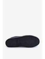 Męskie Buty Sportowe Memory Foam Big Star LL174194 Czarne