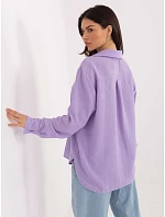 Košeľa LK KS 510109.70 svetlo fialová