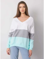 Mikina RV BL 5972.07 biela šedá