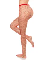 Dámske sexy sieťované pančuchy LM2068 červené - In-Stylefashion