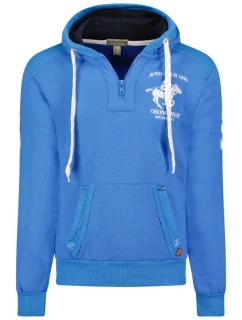 Pánska mikina Geographical Norway Folton EO 100 M WW4783H/GNO-Royal Blue