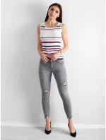 Dámsky top AT TP 5038.28P biely a ružový