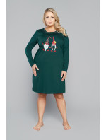 Santa dámske tričko s dlhým rukávom - zelené
