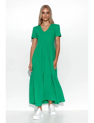 Dámske šaty M549 Green - Makadamia Dámske šaty M549 Green - Makadamia