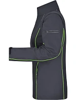 Daiber JN 1121 Dámska softshellová bunda s odnímateľnými rukávmi 02.1121 iron grey/green Daiber JN 1121 Dámska softshellová bunda s odnímateľnými rukávmi 02.1121 iron grey/green