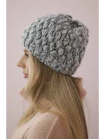 Čiapka K156 sivá + fialová