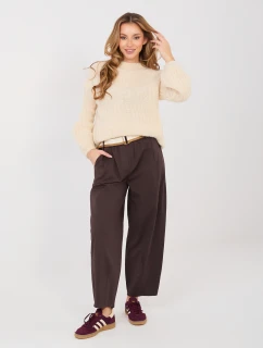 Nohavice IT SP FL10125.78 tmavohnedé